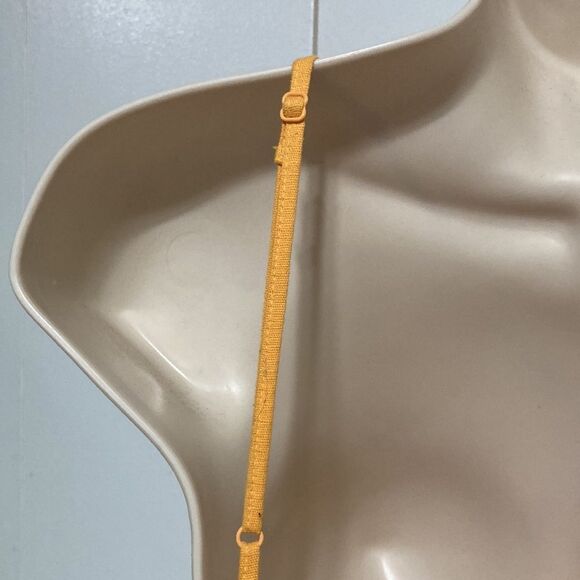AMERICAN EAGLE Mustard Yellow Button Strappy Sundress Womens XL - Picture 11 of 16